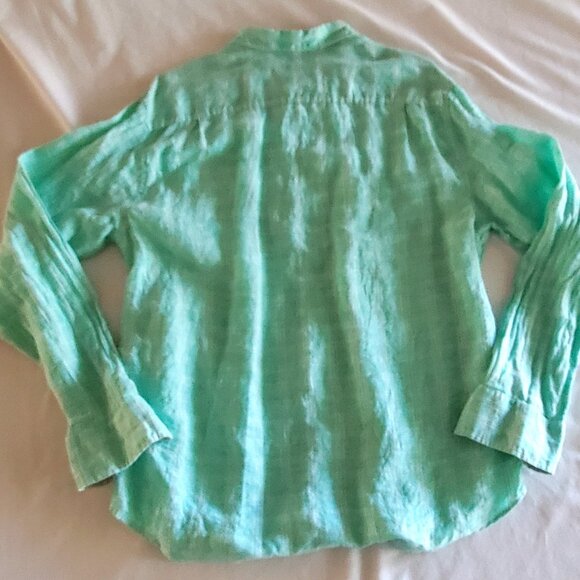 Tommy Bahama Linen Men's Large Long Sleeve Shirt - Picture 5 of 5